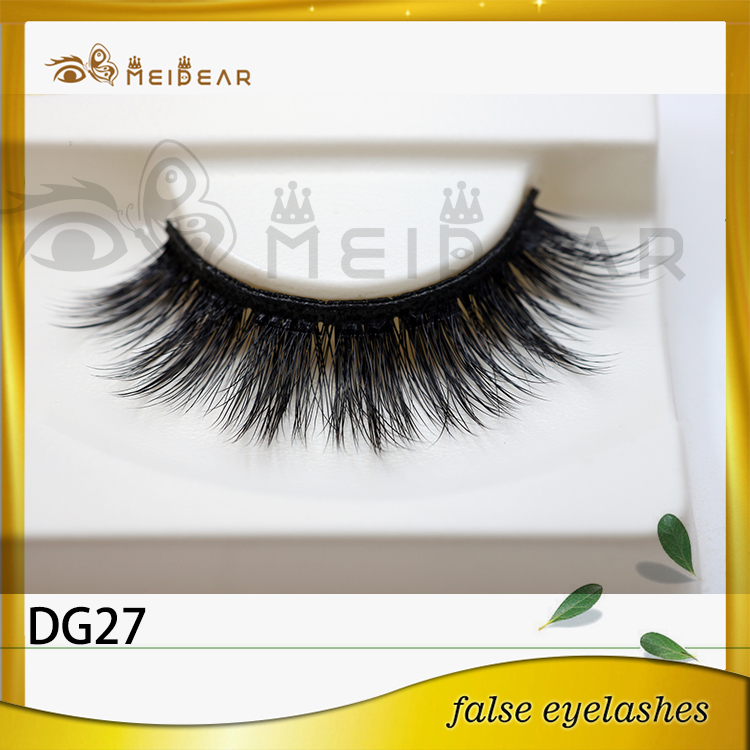 Wholesale dramatic 3d faux mink eyelashes with custom pacakging box  
